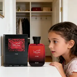 Harvey Rasasi Hawas Fire Eau De Parfum Unisex Perfume, 100ML Fragrance for Men and Women, Long-Lasting Scent, Ideal Gift Choice