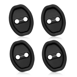 Silent Car Door Lock Silicone Cover 4pcs Waterproof Rust-proof High-quality Material Noise Reduction Protective Guard for Automobile