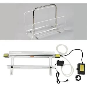 Acrylic PVC Plastic Bender 24inch Acrylic Bending Machine Heater PVC Strip Heater Bender with Bracket Plastic Bending Strip Heater Heating Thickness 1mm-6mm, Temp-Adjustable