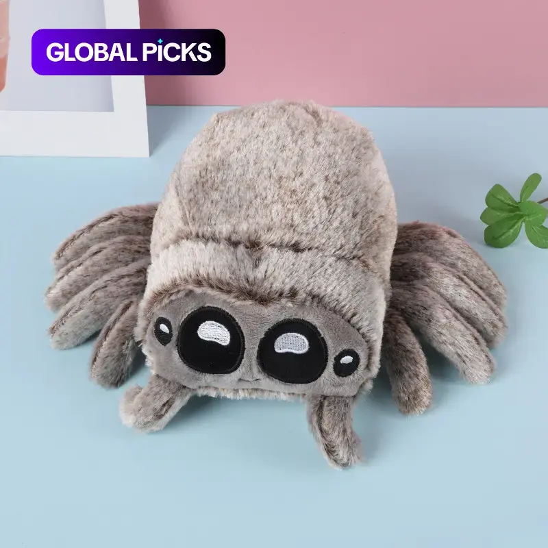Cute Spider Design Plush Toy Ornament, 1 Count Soft Stuffed Animal for Home & Office Decor, Fun Gift for Friends #GLOBAL PICKS