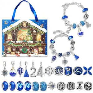 Countdown Christmas Gift Box Set, Jewelry Accessories Kit, 24-Piece Holiday Countdown Gifts for Xmas, Halloween, Thanksgiving, New Year