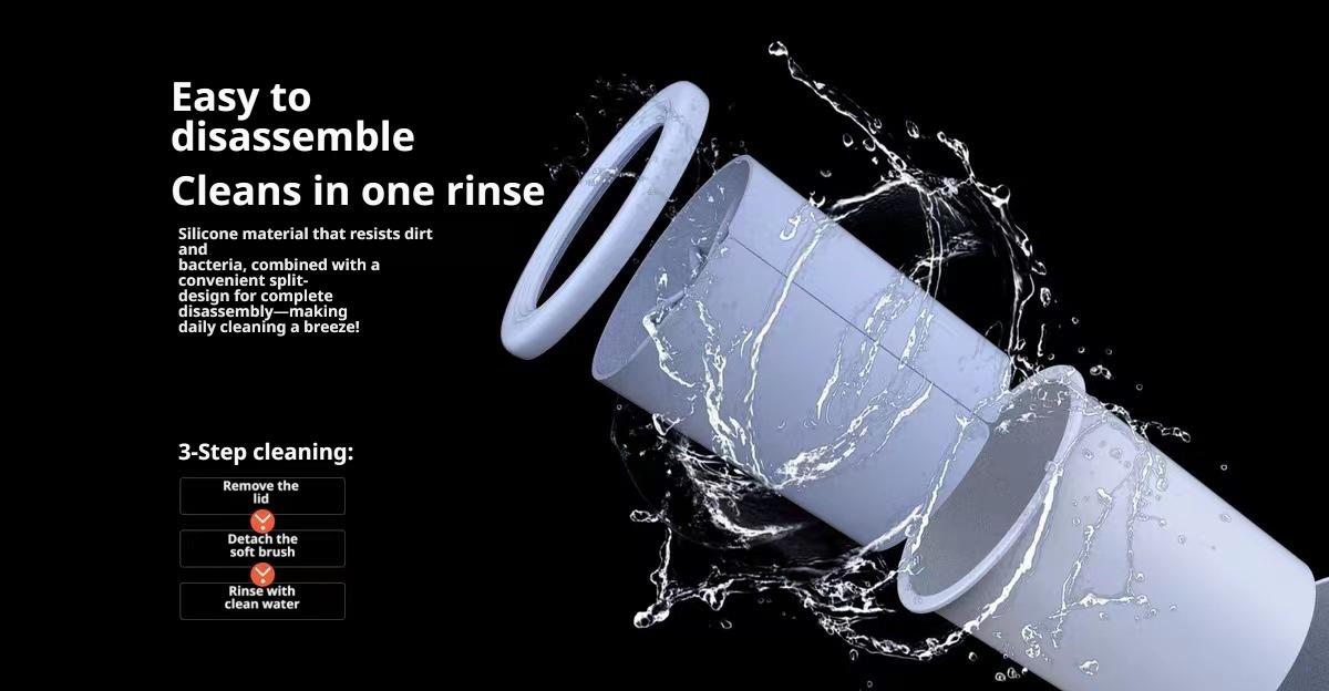 Automatic Electric Pet Paw Cleaner, Rechargeable Dog Cat Foot Washer Cup with Soft Silicone Brushes, Portable Muddy Paw Cleaner for Dogs Cats Grooming