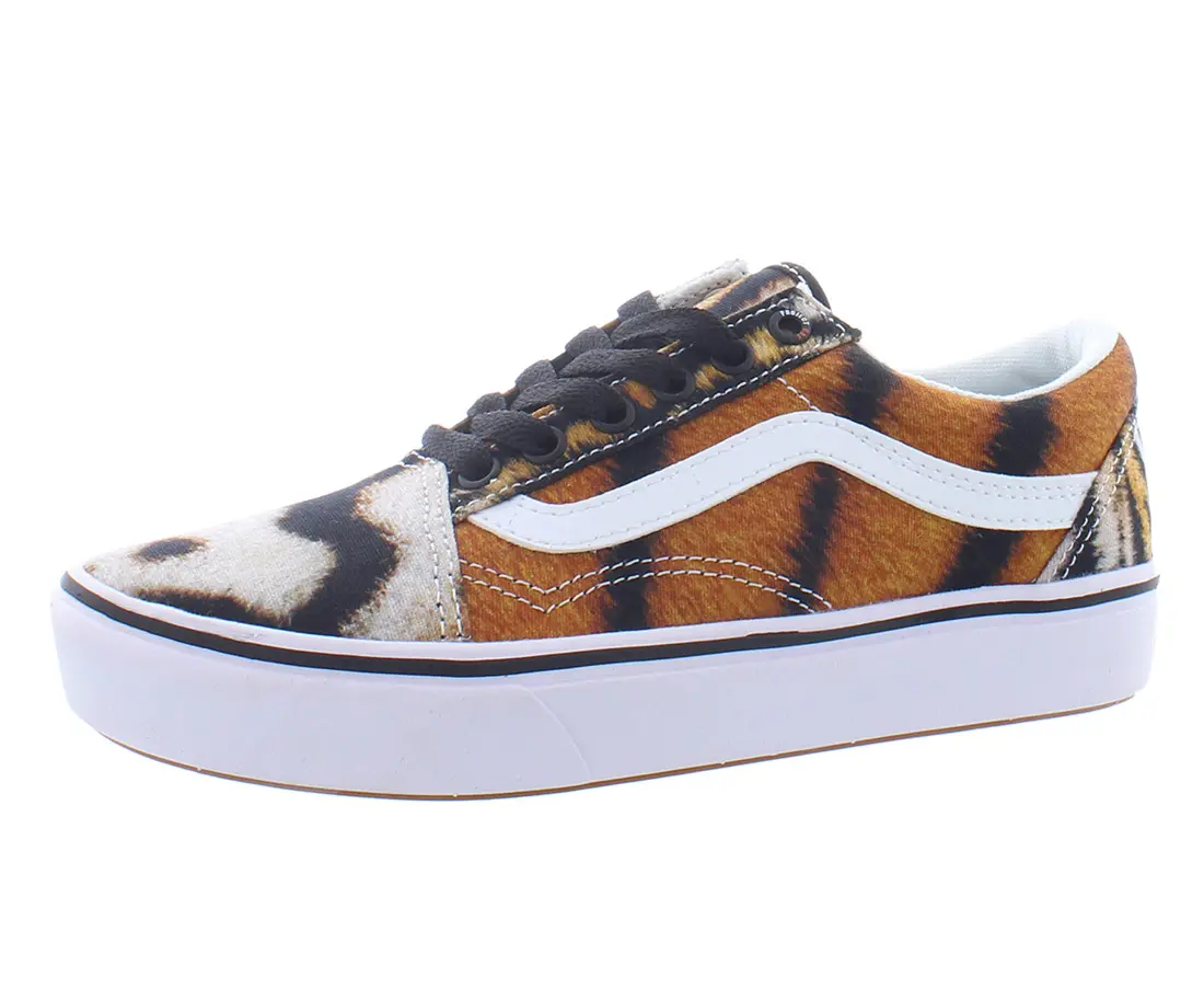 Vans Comfycush Old Skool PS Kids' Boys' Casual Low-Top Sports Shoes - Rubber Sole, Old Skool Design, for Casual Wear & Outdoor Activities, Outdoor Sports