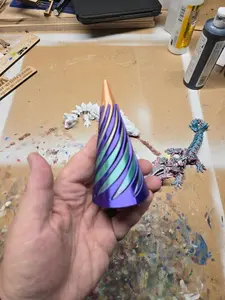 3D Printed Fidget Cone - High-Quality Colorful Design for Unique Fun Experience - Customizable Options Available