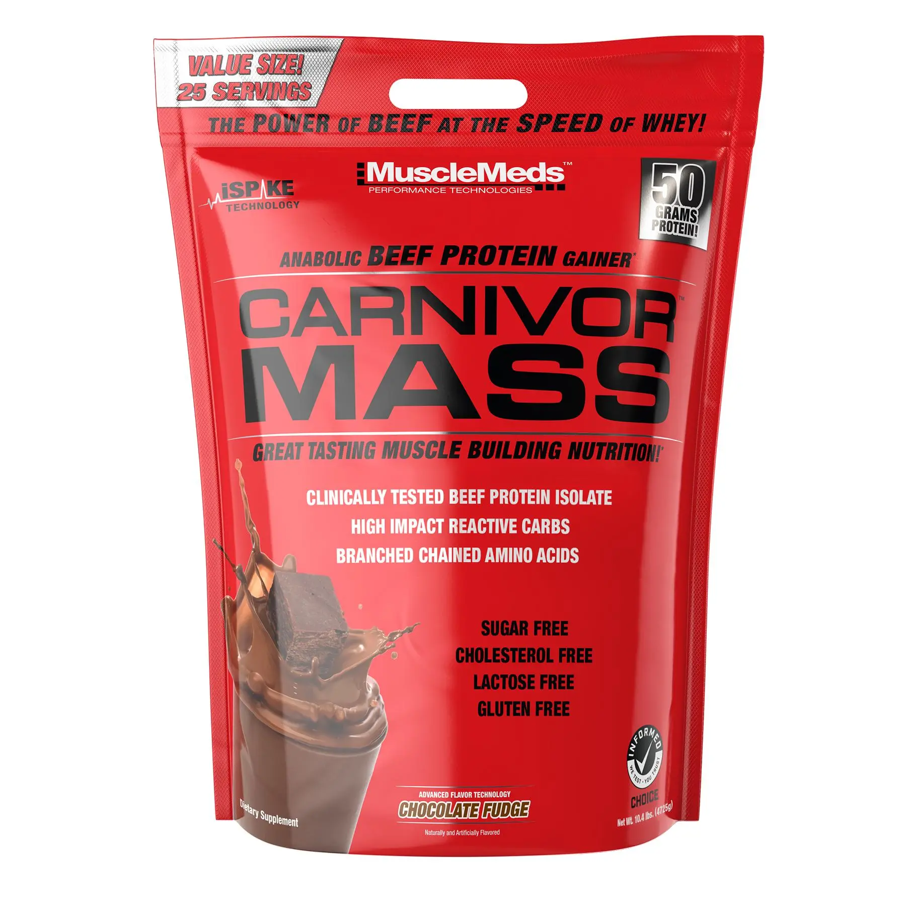 CARNIVOR MASS, 50g High Calorie Beef Protein, 10lb Supplement CARNIVOR MASS, 50g High Calorie Beef Protein, 10lb Supplement