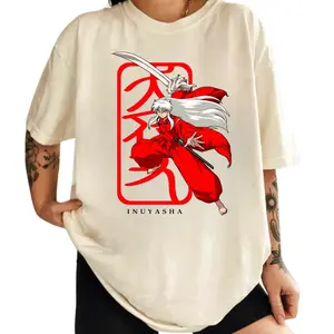 Inuyasha Tessaiga Unisex T-Shirt - Iconic Anime Design for Fans, Perfect Gift for Men and Women, Comfortable Casual Wear