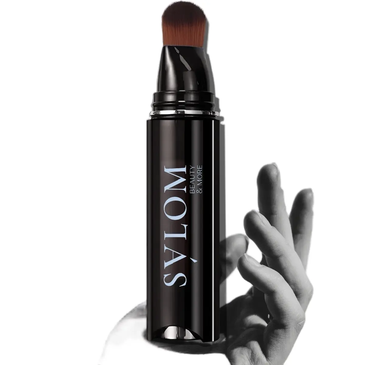 Hand and cuticle cream with an integrated brush Salom