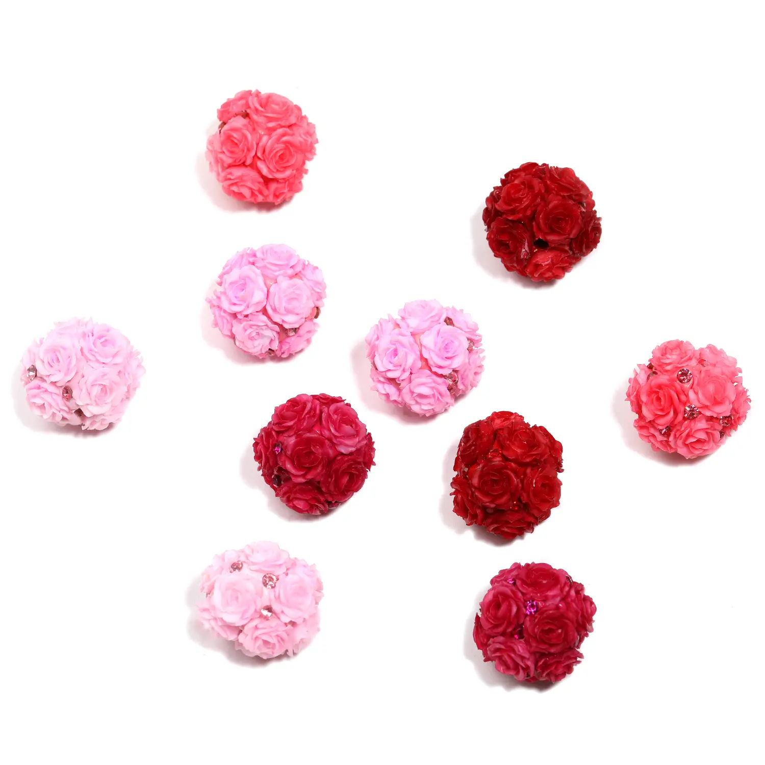 ZY2116012 10PCS Flower beads