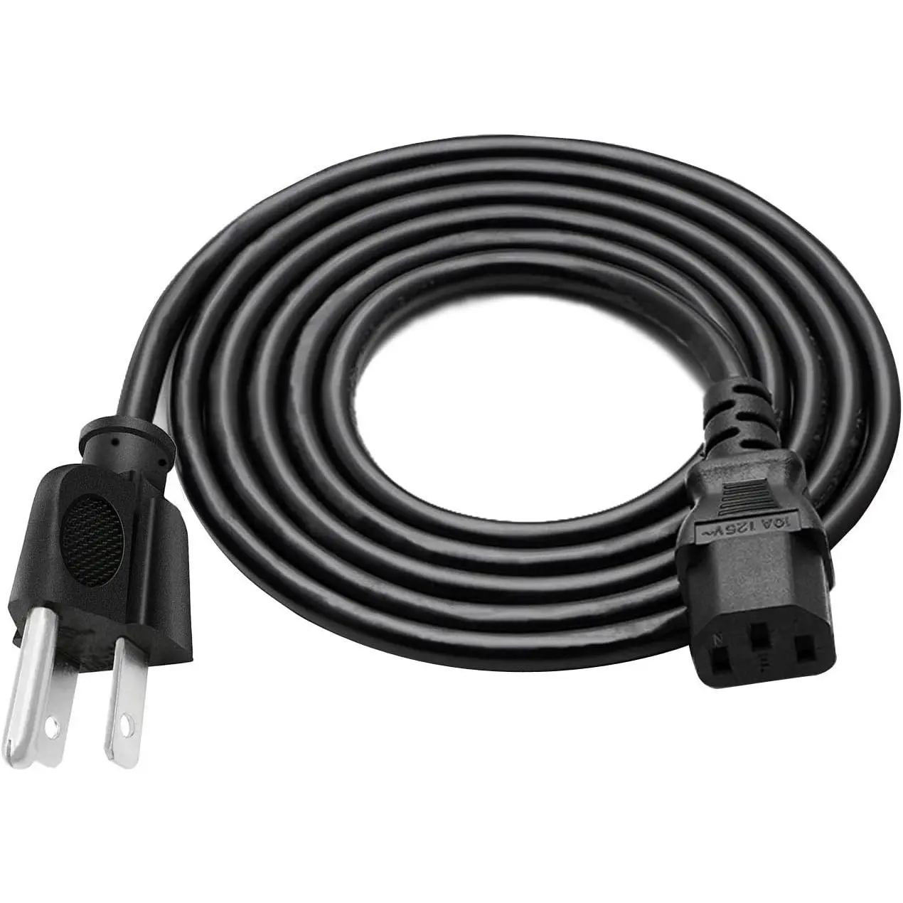 8ft AC Power Cord Replacement for EF EcoFlow Delta 2,Delta 2 Max,Delta pro Portable Power Station Solar Generator 3 Prong Power Cord