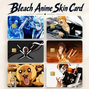Bleach Anime Credit Card Skin, Ichigo Kurosaki Debit Card Sticker, Anime Wallet Gift