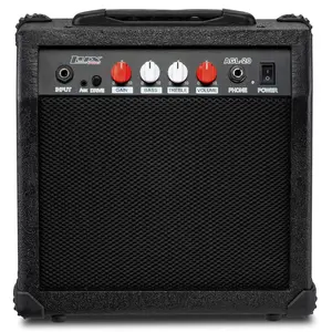 LYXPRO AGL-20 Electric Guitar Amp 20 Watt Compact Portable with Built-in Speaker Headphone Jack & Gain Bass Treble Volume Controls Protection Audio