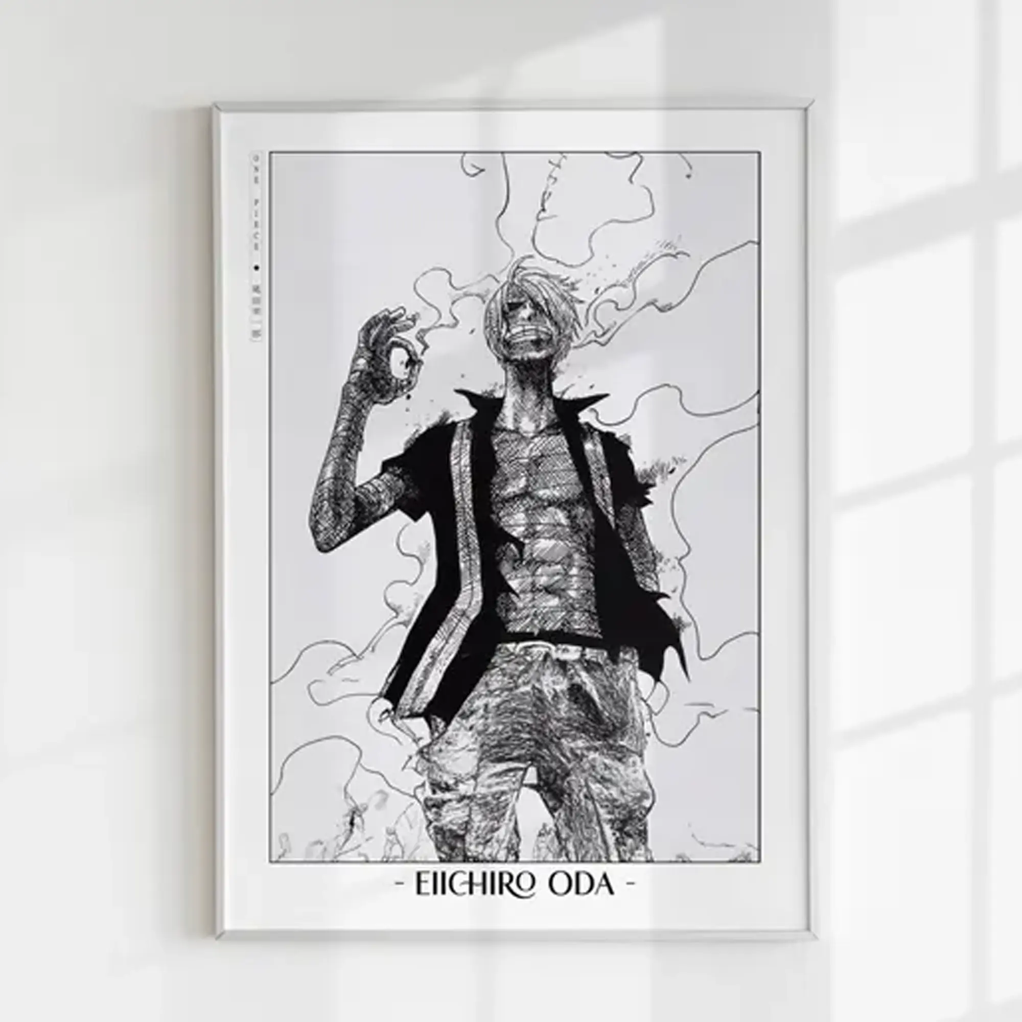 Anime Poster, Sanji Anime Art Print, Japanese Manga Wall Art Gifts, Home Decor Gift