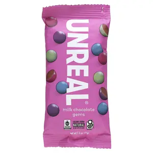 Unreal Milk Chocolate Gems, 1.3 oz (37 g)