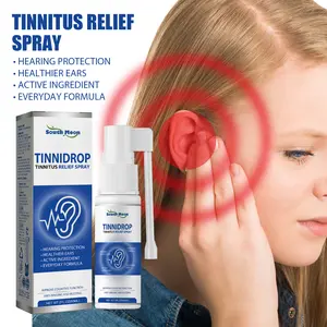 Tinnidrop Comfort Ear Spray – Daily Ear Care, Refreshing Formula with Peppermint & Ginkgo, Helps Soothe Ear Discomfort & Support Ear Cleanliness (60ml)