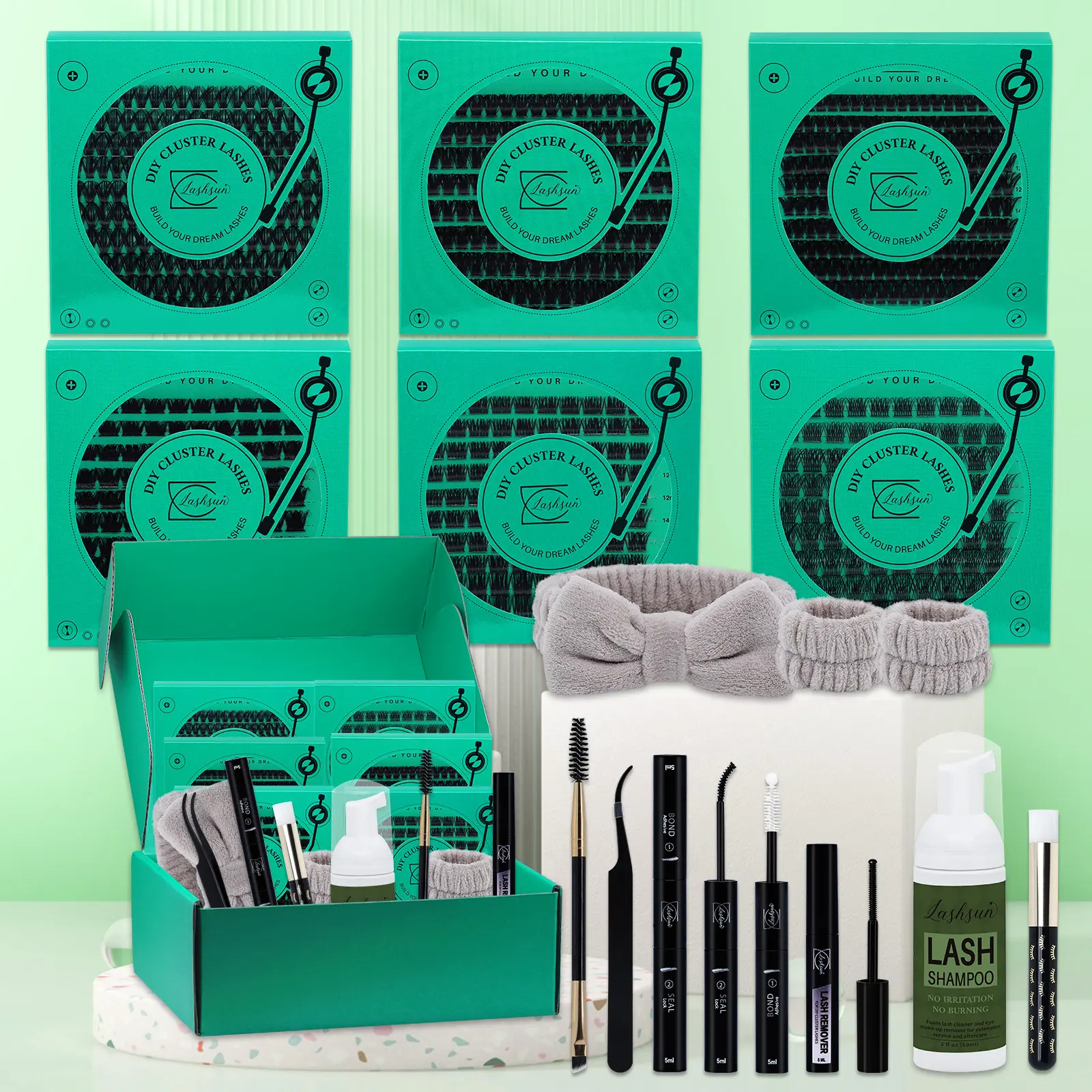 900 PCS Eyelash Clusters Kit D Curl 6 Styles Mix 10-16mm Individual Eyelash Kit, Diy Cluster Lashes, DIY Eyelash Extensions with Bond&Seal, Lash Remover Brush, Lash Applicator, Lash Shampoo&Brush, Diy Lash Tools, DIY at Home, Makeup Daily
