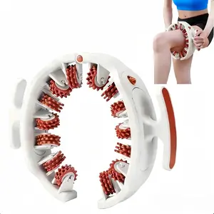 Manual push-pull massage roller, a deep tissue massage tool for relaxation, suitable for the thighs, calves and waist. Foam roller, used for daily stretching and recovery, body care. cordless rope fitness equipment