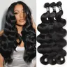 [Ashine] 10A Brazilian Body Wavy Human Hair 3 Bundles 100%  Virgin Human Hair Weave Bundles Hair Extensions Natural Color