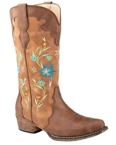 Women's Riley Blossom Western Boot Snip Toe - 09-021-1566-3397 Ta