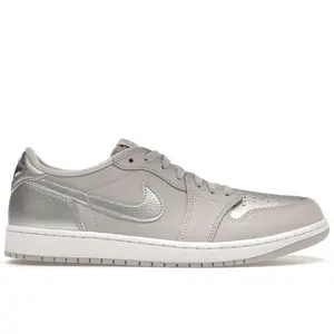 Jordan Men's 1 Low OG Metallic Silver Basketball Shoes, from StockX