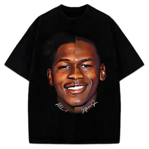 Anthony Edwards Michael Jordan Timberwolves Design Graphic T-Shirt