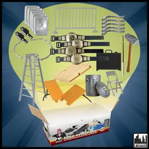 Hardcore 26 Piece Accessory Set For WWE & AEW Wrestling Action Figures