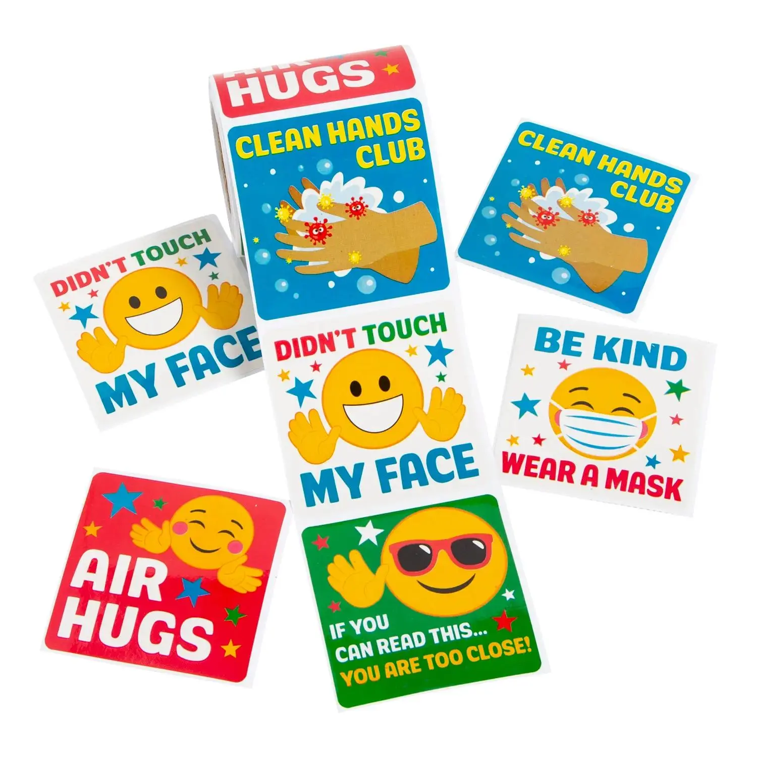 I Practiced Social Distancing Sticker Rolls, Stationery, Stickers, 1 Pieces