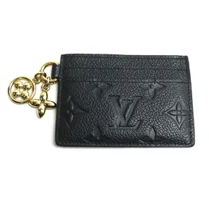 Pre-owned Louis Vuitton Canvas Small Leather Goods Porte Cartes LV Charm Monogram Empreinte Card Case