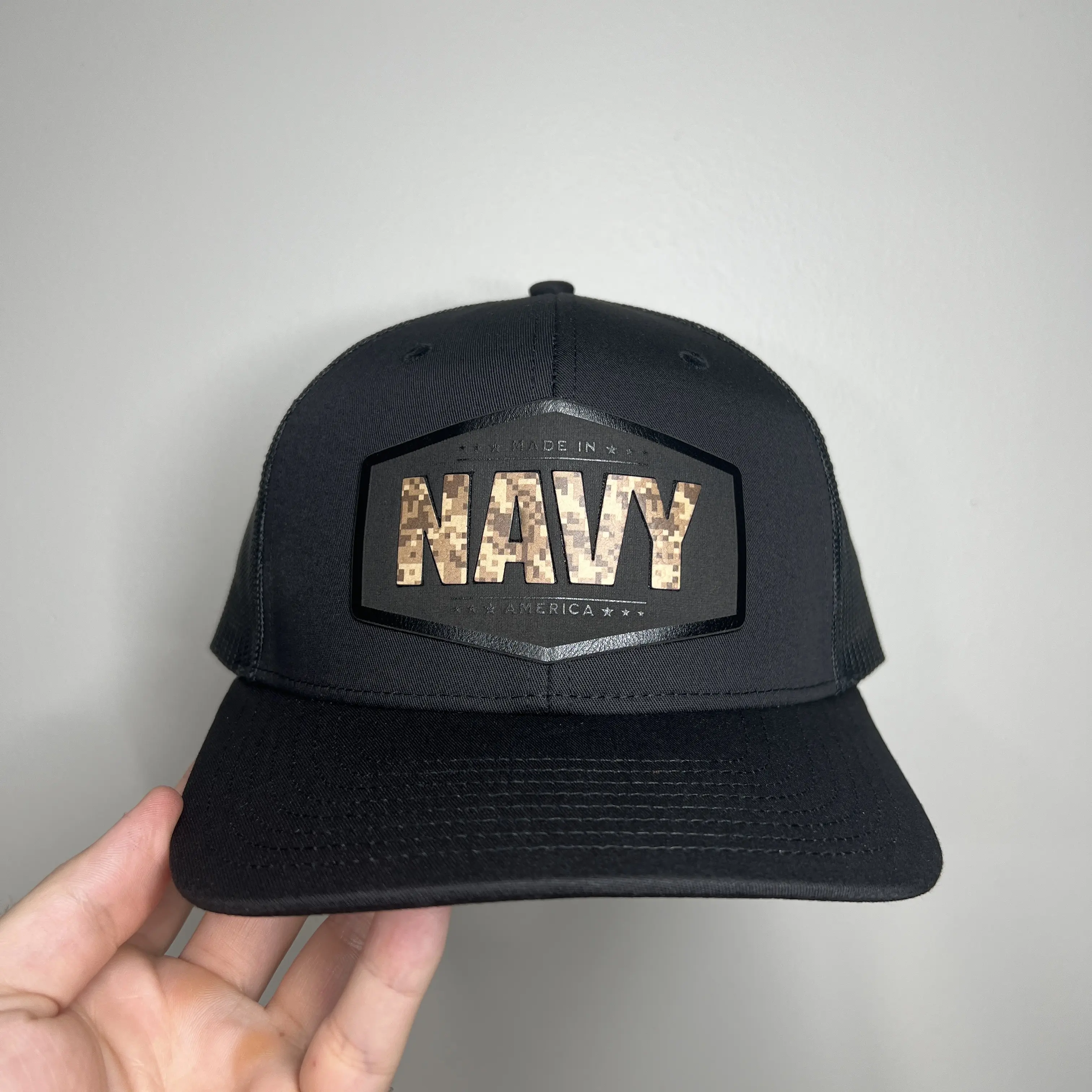 Armed Force Camo Insert Hat / adjustable Snapback and Flexfit