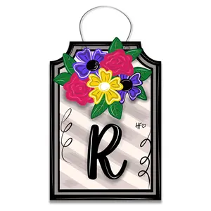 Monogram Banner Custom Door Hanger