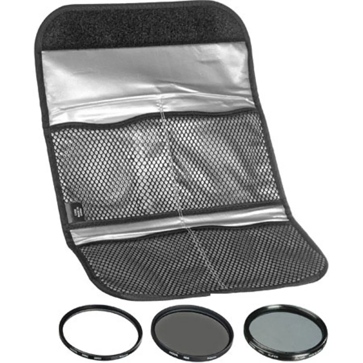 Hoya 62mm Camera Filter Set (HMC UV, Circular Polarizer, ND8) - 3 Digital Filters with Pouch, Camera Accessories for Lens Protection