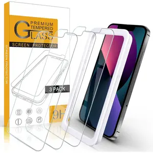 Screen Protector for  13 Mini,  Tempered Glass Anti Scratch Work with  Case, 5.4 inch, 3 Pack