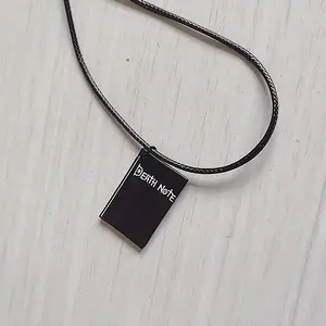 Anime DEATH NOTE Cosplay Necklace Unisex Vintage Book Model Pendant Neck Chain Gothic Choker Jewelry Halloween Accessories