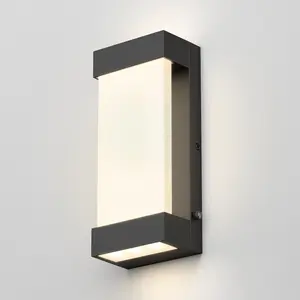 Glacier indoor-outdoor LED wall light