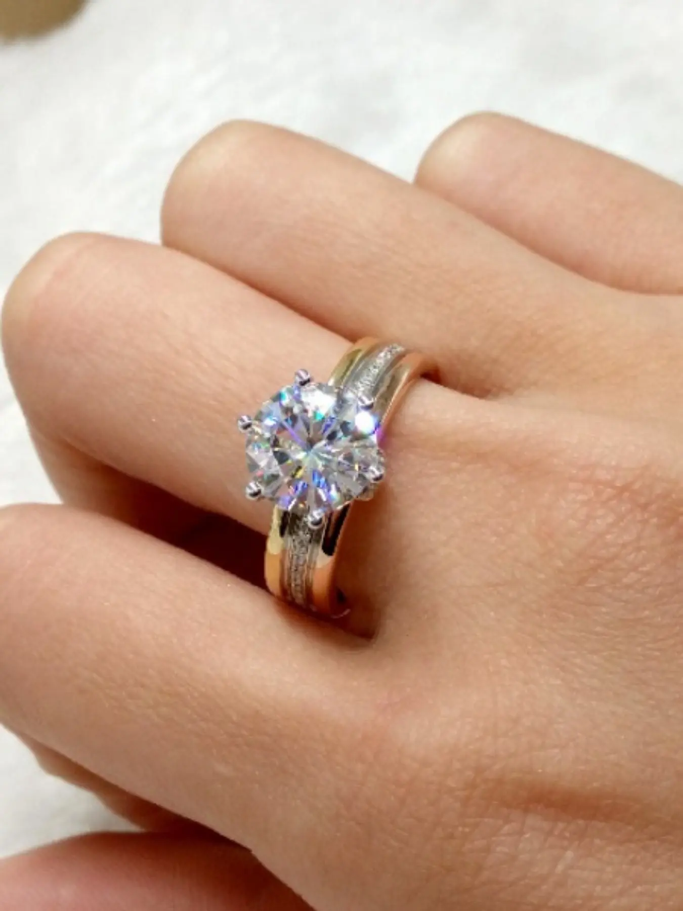 Luxury  Band Ring  Synthetic Zirconia Inlay Luxury Exquisite Elegant Retro Mysterious Fashion Stackable Design Art Deco Engagement Ring Daily Wear Jewelry Accessory for All Seasons for Women & Girls