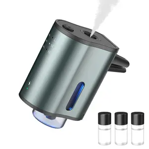 Portable Smart Car Air Freshener: Customize Your Drive with Three Intensity Levels of Natural Fragrance - Includes 3*10ML Natural Perfumes