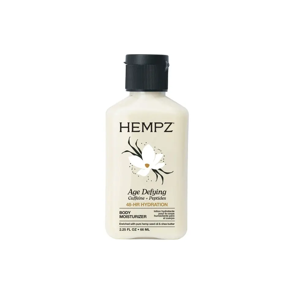 Travel-Size Age Defying Moisturizing Body Lotion with Peptides + Caffeine