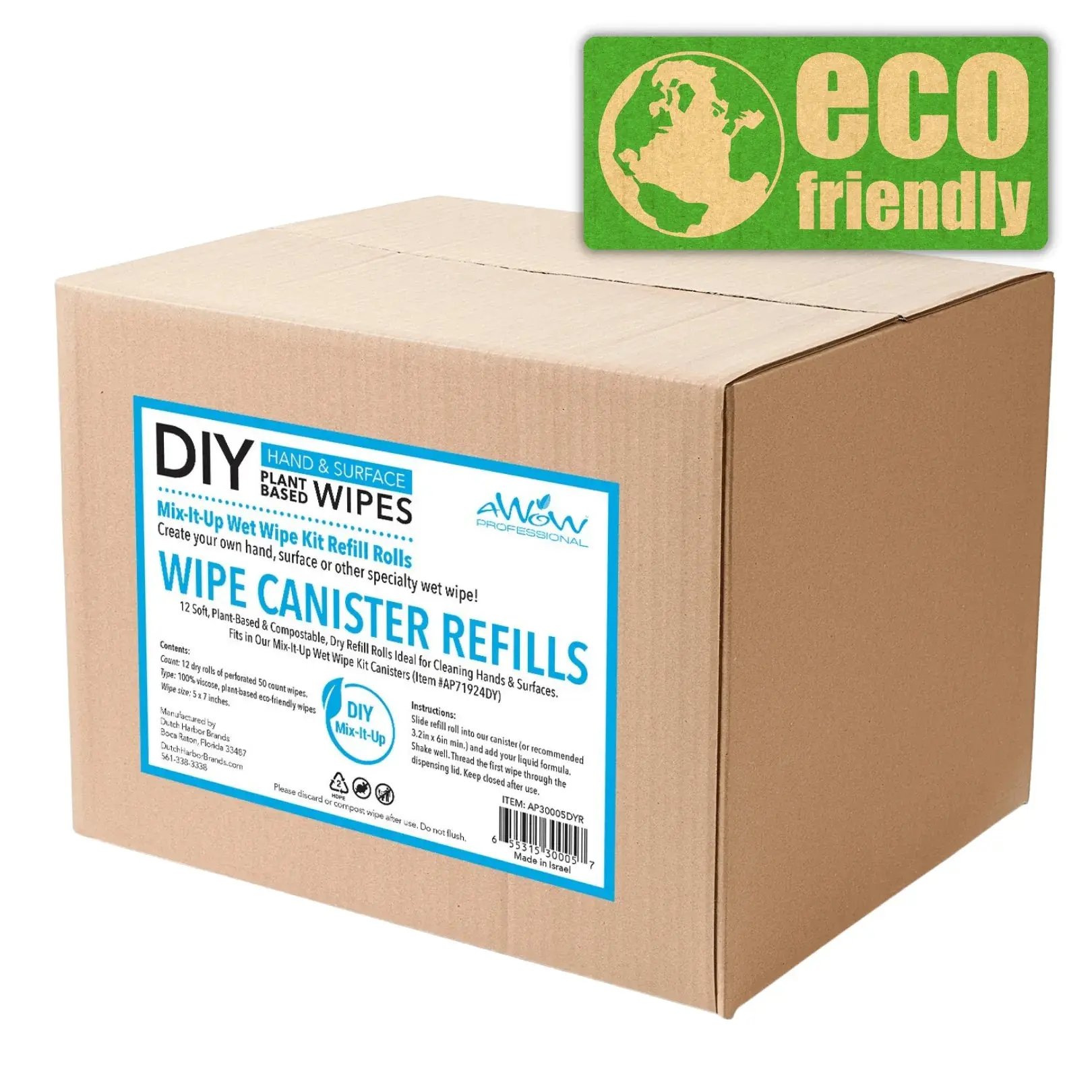 DIY Wipe Rolls | 100% Plant-Based Dry Wipes for Custom Cleaning Solutions