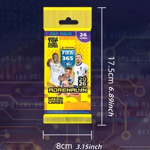 PANINI 2026 FIFA 365 Adrenalyn XL Trading Card Game - Limited Edition Box Suitable for Collectors with Ronaldo & Messi Cards, PVC Gift for Soccer Fans, Card Collector' Starter Pack, Sports Trading Cards