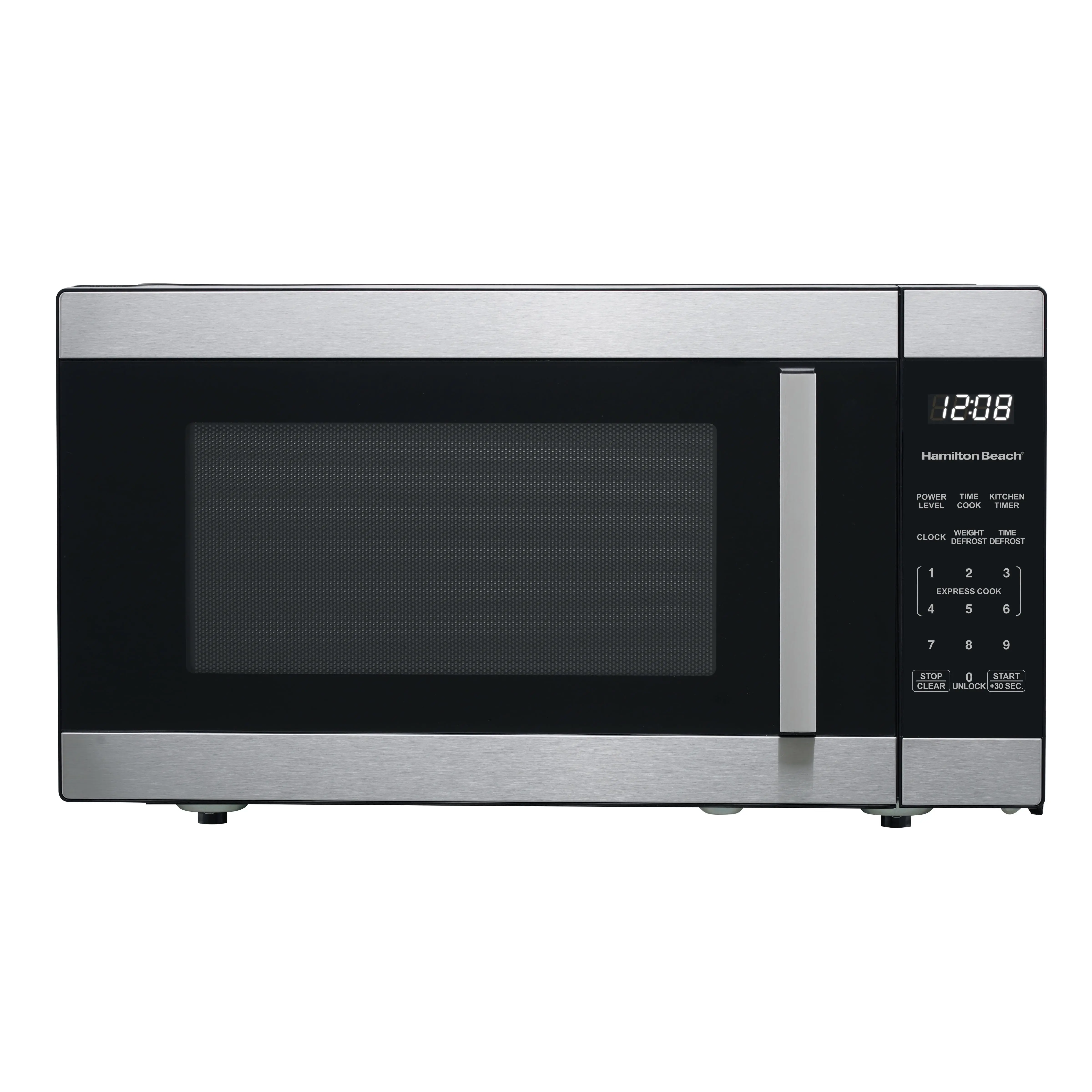 Hamilton Beach 1.6 Cu ft Sensor Cook Countertop Microwave Oven in Stainless Steel, New