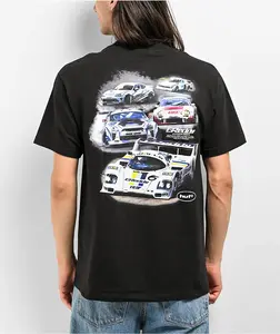 HUF x GReddy Black T-Shirt Top Shortsleeve Water Proof Streetwear