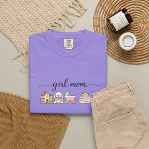 Comfort Colors Girl mom T-shirt