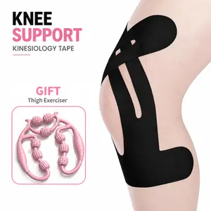10pcs Precut Kinesiology Tape for Knees,Waterproof, Elastic Tape for Knee Support, Stability & Pain Relief; Breathable, Hypoallergenic, Latex-Free; Ideal for Basketball, Running