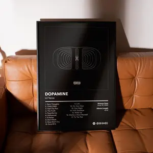 DOPAMINE Poster – Album Cover Posters – Aesthetic Music Posters for Bedroom, Dorm or Studio