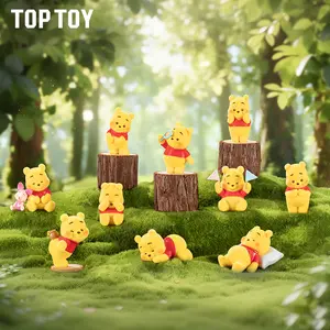 TOPTOY Winnie The Pooh Meme Face Series 2.0 Blind Box Figures, Cute Kawaii Desktop Ornaments, High-Quality Collectible Toys, Ideal Gift for Kids and Cartoon Fans#Summervibes