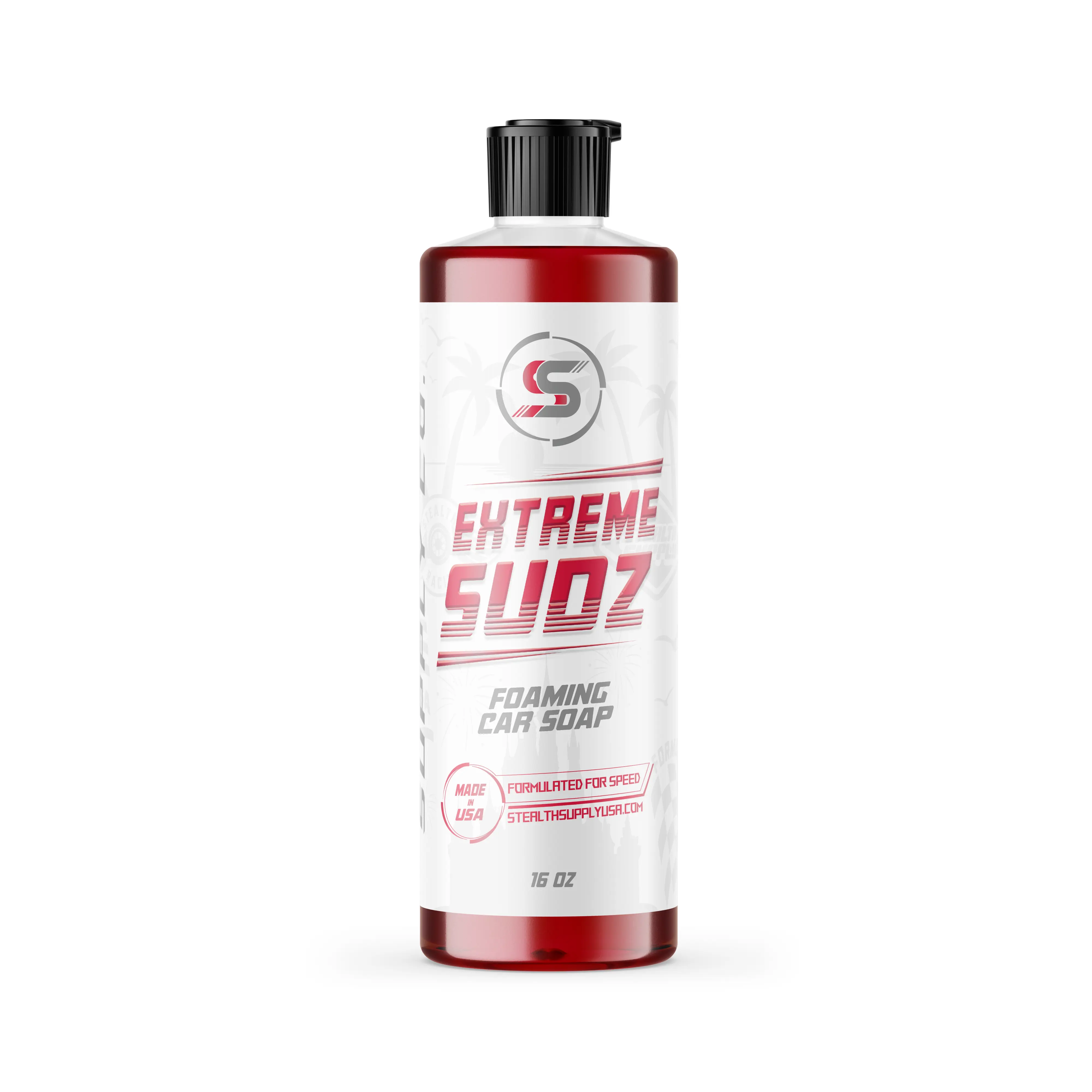 Stealth Supply Extreme Sudz – High-Foaming Cherry Car Soap/Shampoo