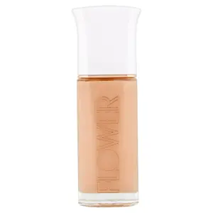 Flower About Face Liquid Foundation with Primer LF8 Hydrating Moisturizing Formula with Vitamins C & E for Flawless Coverage Made in USA Lightweight & Smooth Application