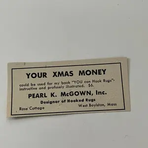 Pearl K. McGown, Inc. West Boylston MA 1952 Yankee Magazine Ad SAG5-S2