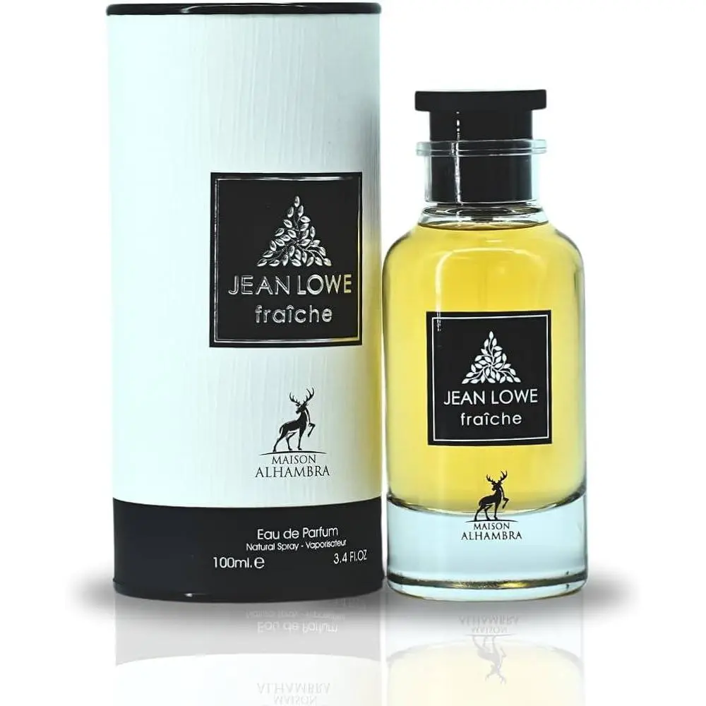 Maison Al Hambra Jean Lowe Fraiche Men's EDP Scent Perfume - 100mL (3.4oz) EDP Cologne Spray, Unisex Fragrance for Beauty & Personal Care
