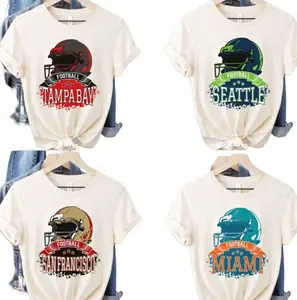 All Team Football 2025 T-shirt, Vintage Retro Sports Graphic Tee, Casual Streetwear Outfit, Comfortable Everyday Top, Perfect Gift For Football Fans