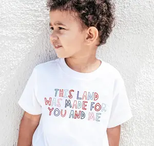 This Land Was Made For You And Me Shirt 4th Of July Graphic Tee Fourth Of July Shirts Independence Day Unity Matching  Tee  Baby